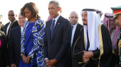 Michelle Obama forgoes a headscarf and sparks a backlash in Saudi Arabia