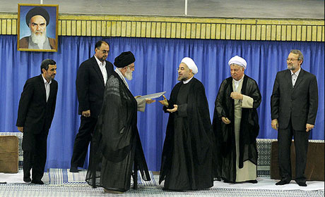 Supreme Leader Endorses Presidential Decree of Hassan Rouhani