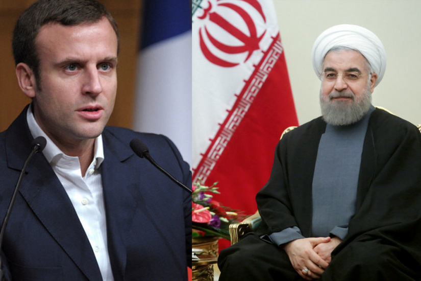 Rouhani, Macron hold phone talks on Lebanon