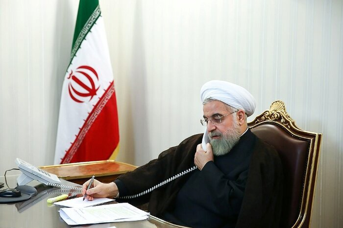 Rouhani telephones Aliyev, says neighbors’ territorial integrity important for Iran