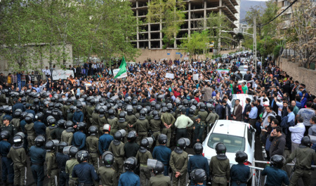 Iranians Stage Protest against Saudi Aggressive Moves