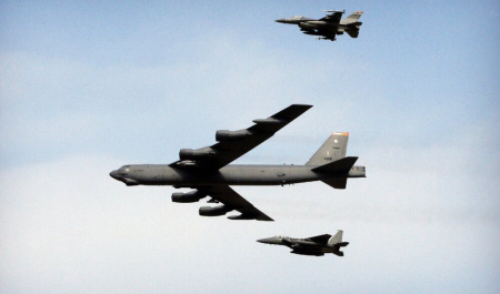 U.S. flies B-52 bombers in Persian Gulf amid mounting tensions