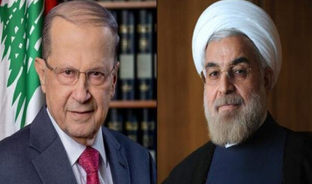 Rouhani to Aoun: Iran is ready for any assistance to lebanese