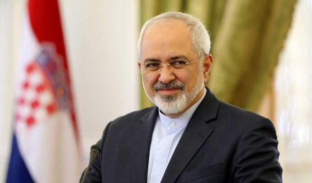 Zarif says Iran backs Palestinians’ right to self-determination, freedom in their ow land