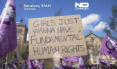 تظاهرات روز جهانی زن در اروپا
