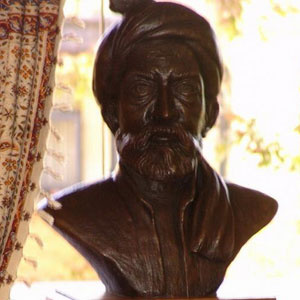 نصب تنديس فردوسى در کتابخانه دانشگاه آکسفورد
