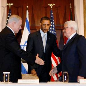 افطارى اوباما براى کليد زدن مذاکرات صلح اسرائيل و فلسطين