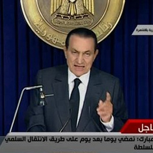 مبارک: تا سپتامبر از قدرت کنار نمىروم و در مصر خواهم مرد