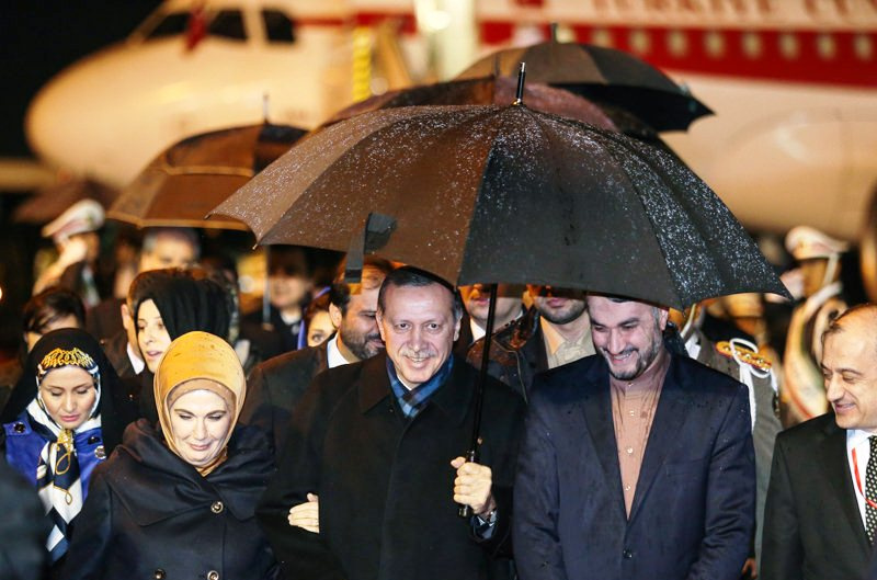 اردوغان در تهران، اختلافات سیاسی در حاشیه