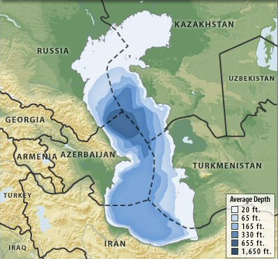 سیاست و منافع ایران در دریای خزر