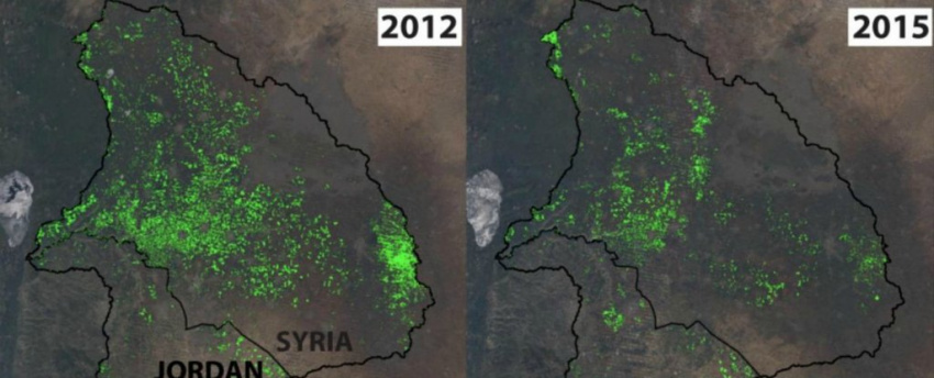 نابودی منابع آبی در پنج سال جنگ سوریه