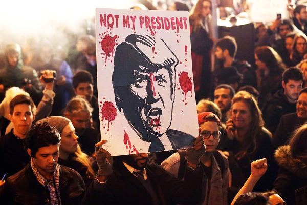 رکوردشکنی تظاهرات علیه ترامپ