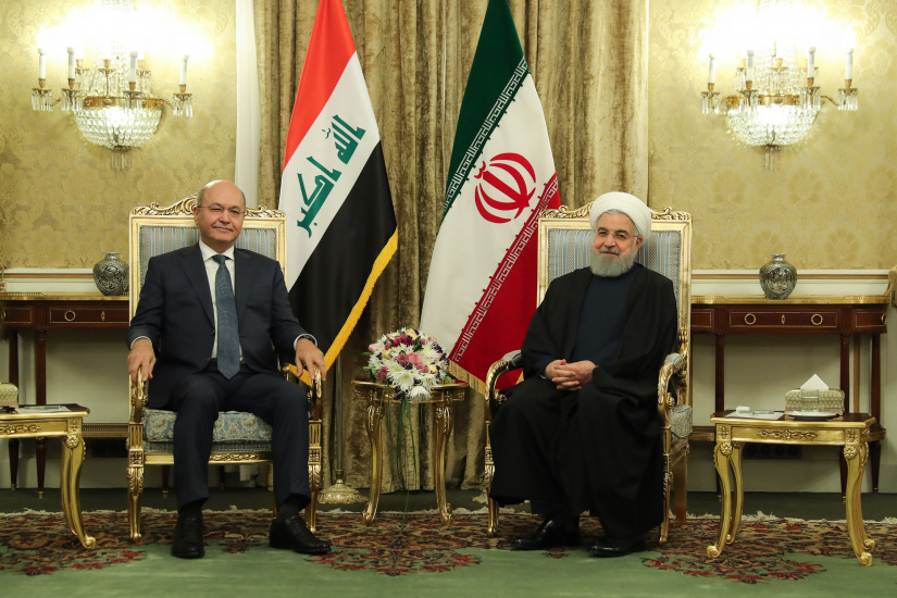 دیدار و گفتگوی روسای جمهور ایران و عراق