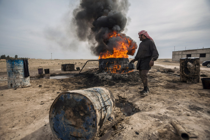 درآمد ۳۰ میلیون دلاری ماهانه امریکا از نفت سوریه