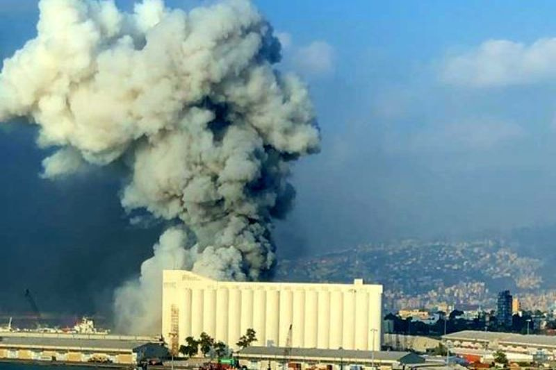 فیلم انفجار مهیب در بندر بیروت از زوایای متعدد و خسارات بر جا مانده