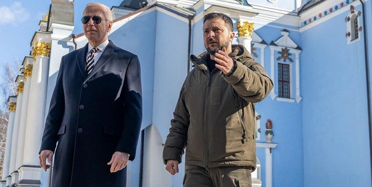 پیام بایدن به کرملین در سفر سرزده به کییف