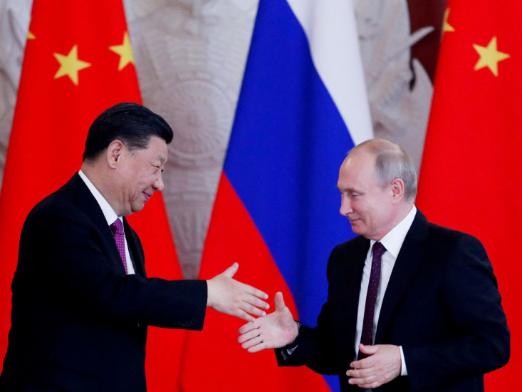 نگاه ایالات متحده به همسویی چین و روسیه