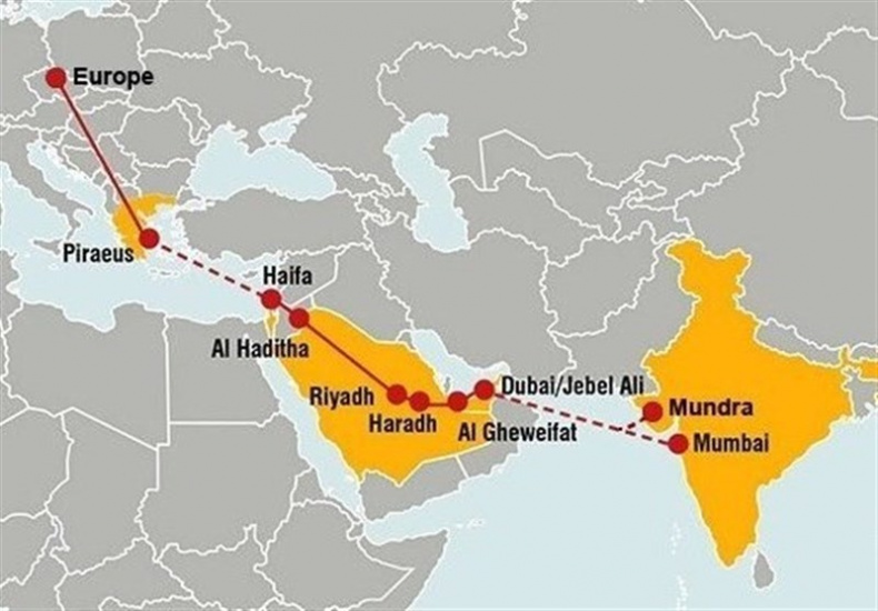 تاثیر بحران غزه بر کوریدور هند - خاورمیانه - اروپا