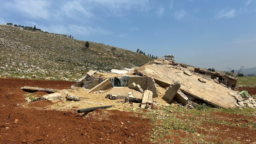 زمین‌های سوخته از جنگ لبنان