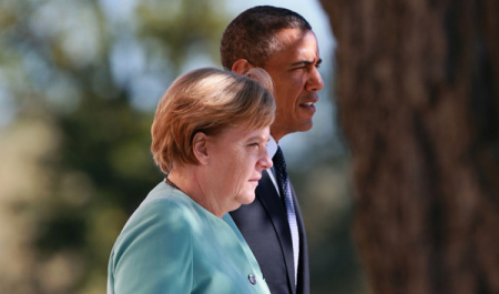 نمایش اوباما در حمایت از اروپا