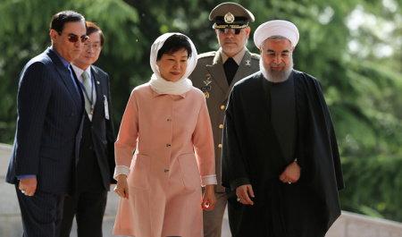 استقبال روحانی از رئیس جمهور کره جنوبی