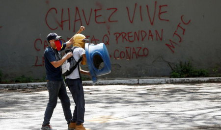 تصاویر: شورش مردم گرسنه در ونزوئلا 