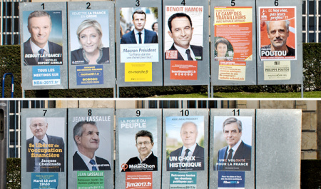 نامزدهای انتخابات ریاست جمهوری فرانسه