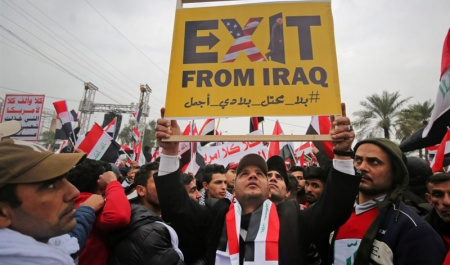 عراقی ها برای خروج نظامیان امریکایی از خاک کشورشان یکپارچه نیستند
