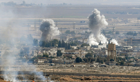 حمله ترکیه به سوریه زلزله زده