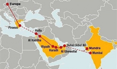 تاثیر بحران غزه بر کوریدور هند - خاورمیانه - اروپا