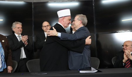 امضاء سند &quot;ابتکار صلح مسلمانان و یهودیان&quot; در بوسنی و هرزگوین