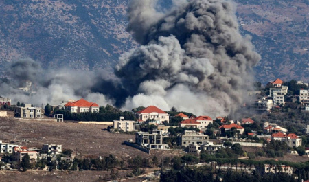 لبنان زیر آتش جنگنده‌های اسرائیلی