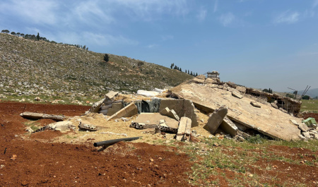 زمین‌های سوخته از جنگ لبنان